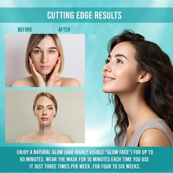 7 Color LED Wavelength Light Mask - Picture 10 of 11